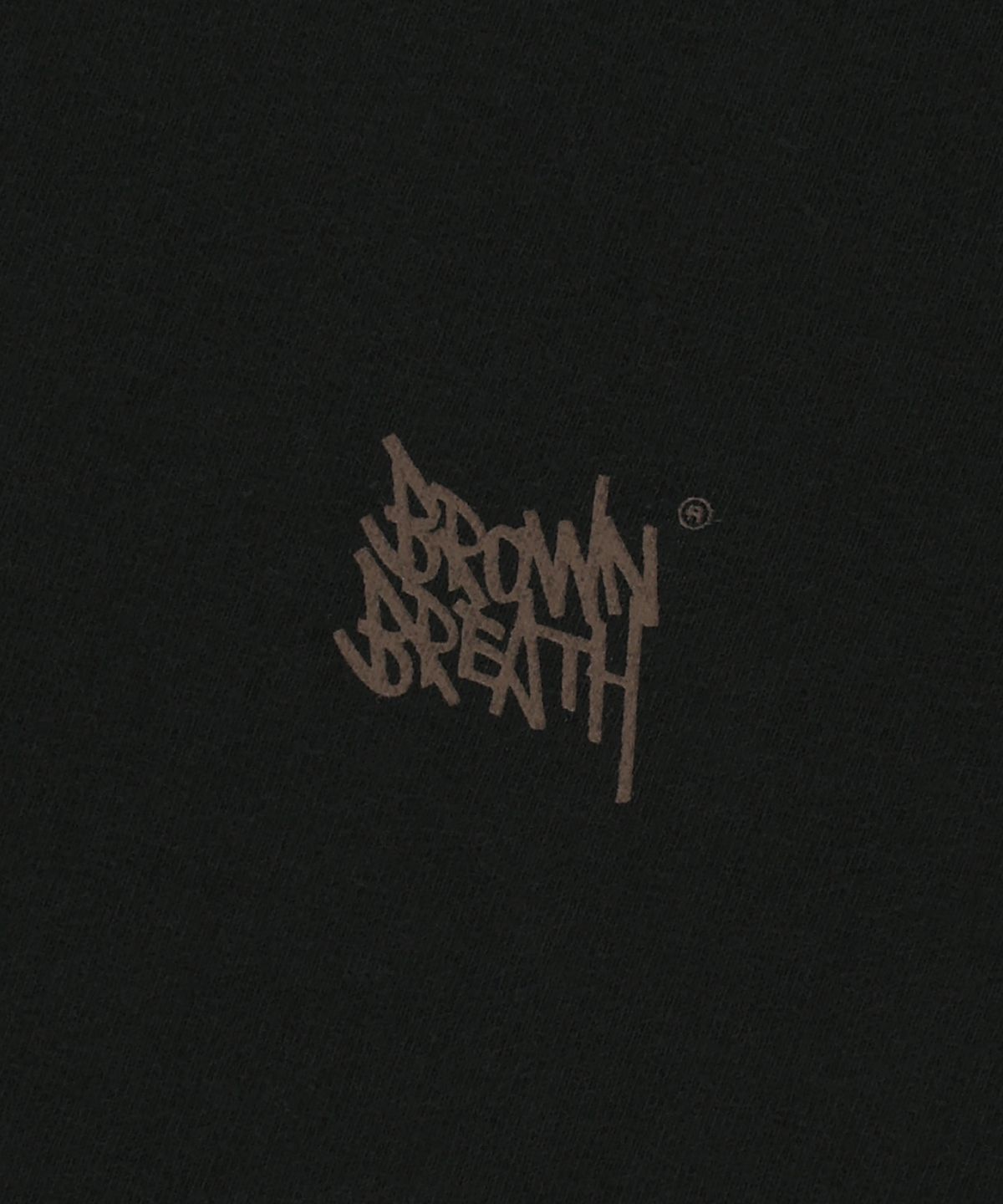 브라운브레스(BROWNBREATH) TAG TEE - BLACK
