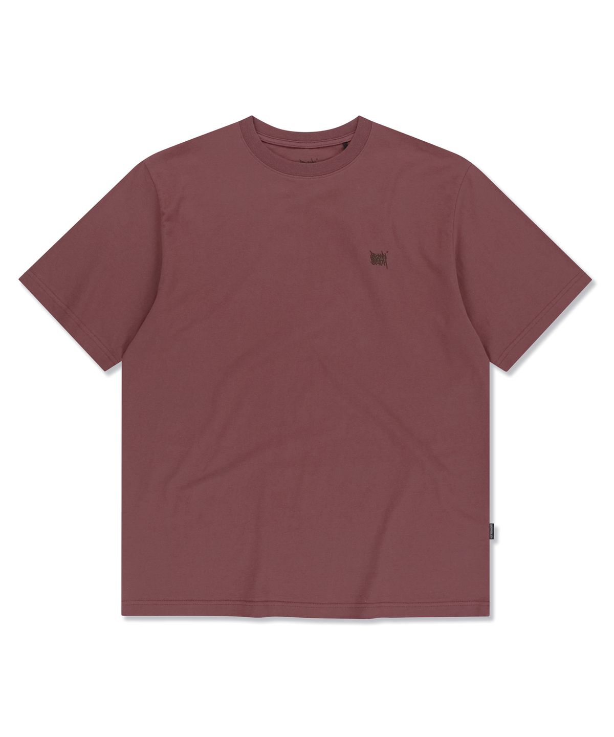 브라운브레스(BROWNBREATH) TAG TEE - BRICK RED