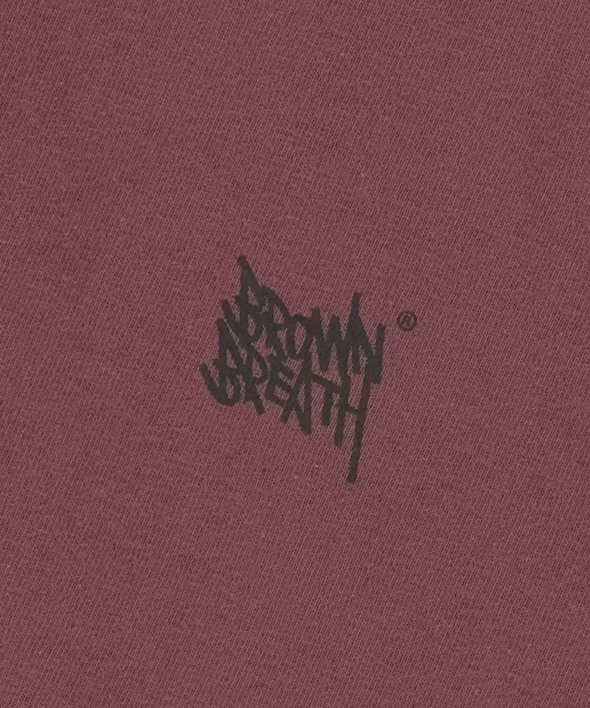 브라운브레스(BROWNBREATH) TAG TEE - BRICK RED