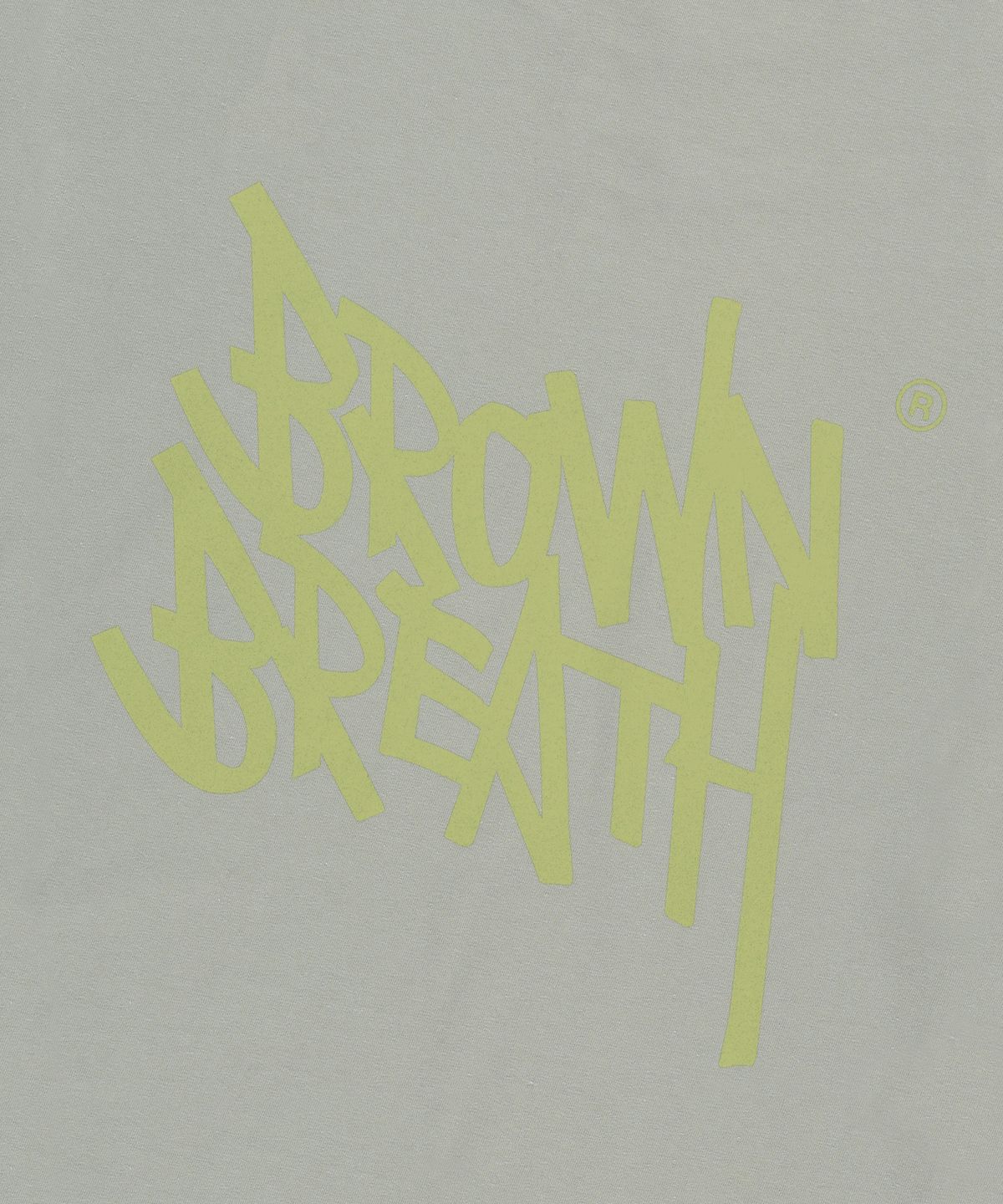 브라운브레스(BROWNBREATH) TAG TEE - GREY