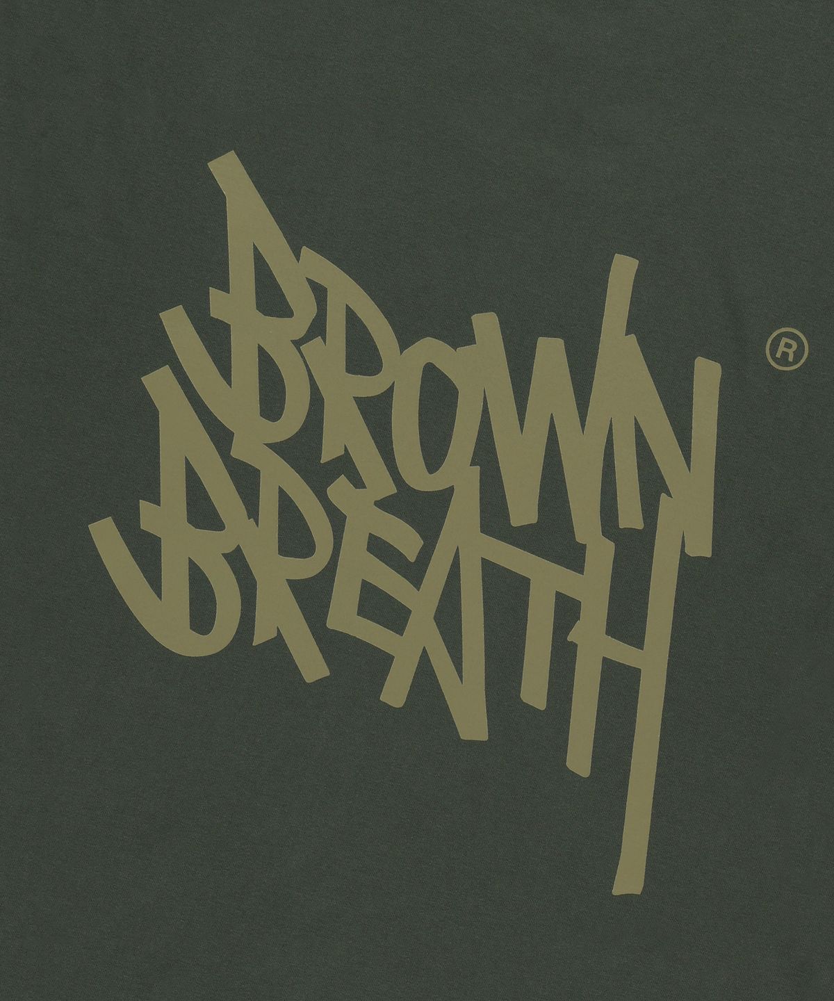 브라운브레스(BROWNBREATH) TAG TEE - KHAKI