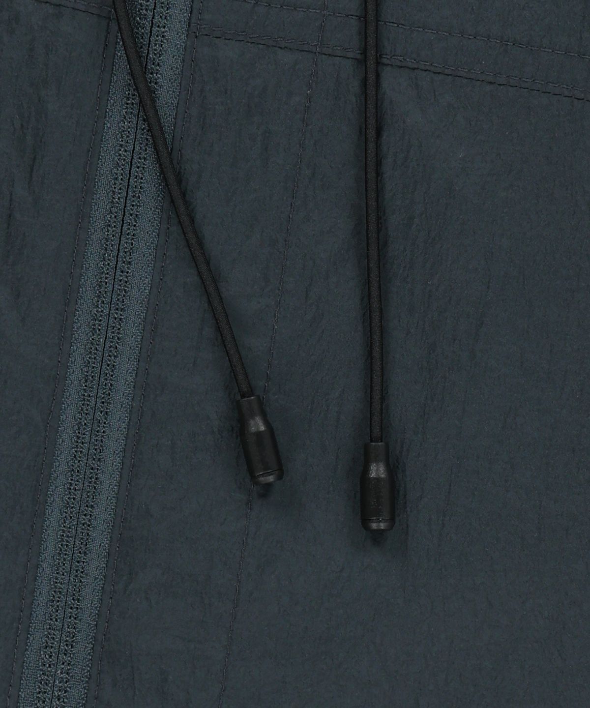 브라운브레스(BROWNBREATH) NYLON WASHER HOODED VEST - CHARCOAL