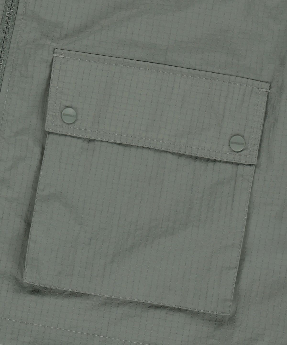 브라운브레스(BROWNBREATH) STAND COLLAR VEST - KHAKI