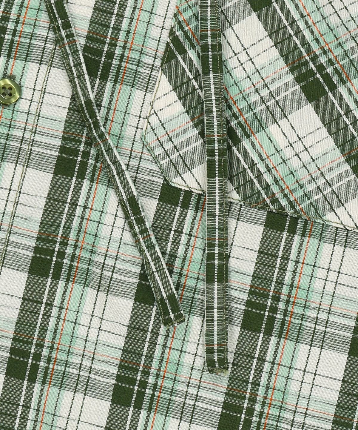 브라운브레스(BROWNBREATH) CHECK HOOD SHIRTS - GREEN