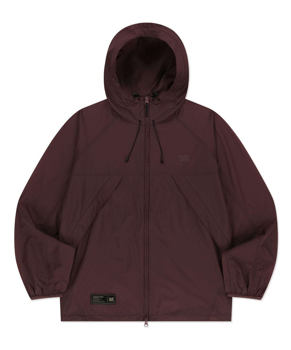 브라운브레스(BROWNBREATH) TAG LIGHT WINDBREAKER - BURGUNDY