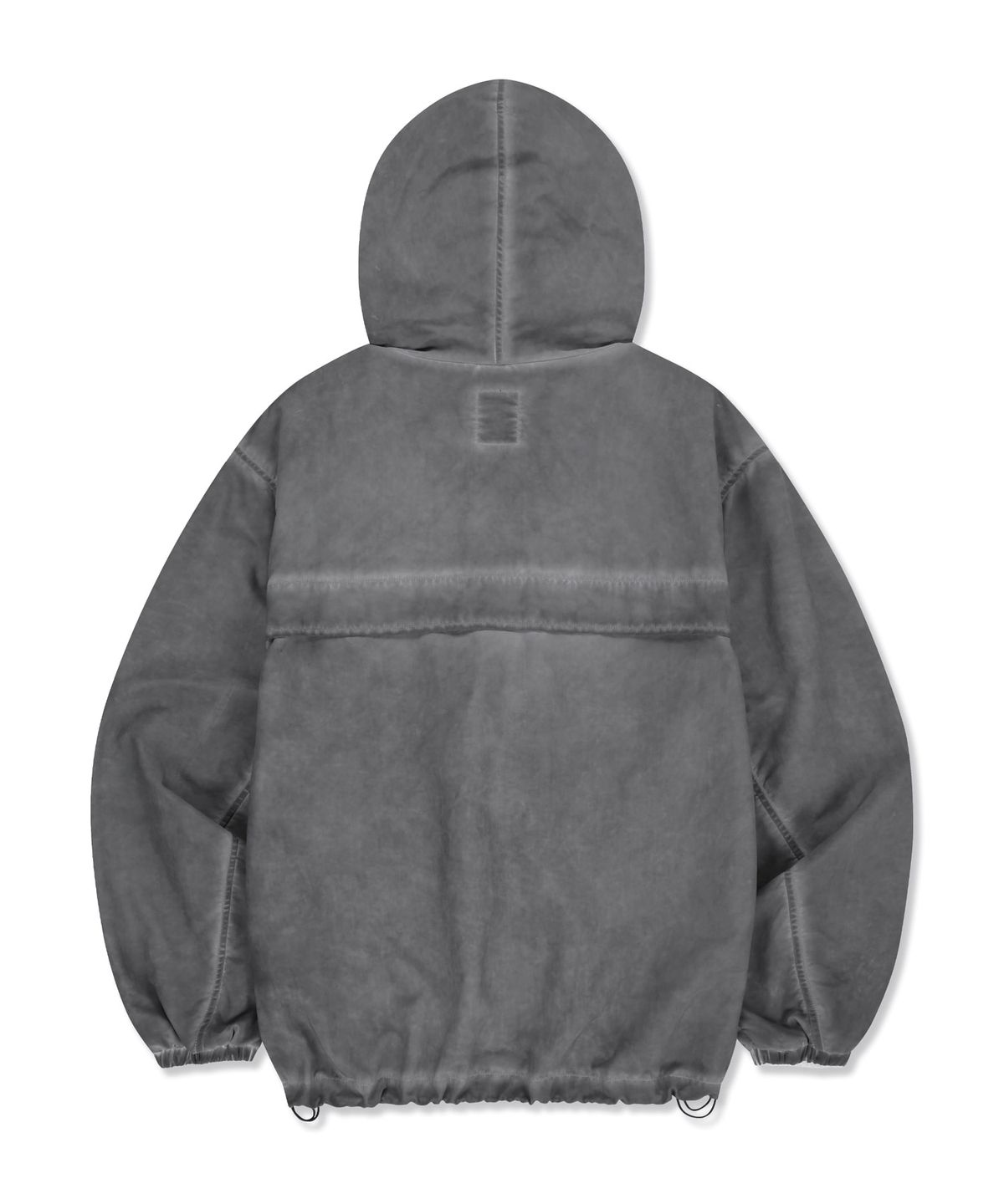 브라운브레스(BROWNBREATH) PIGMENT WASHED WINDBREAKER JACKET - CHARCOAL