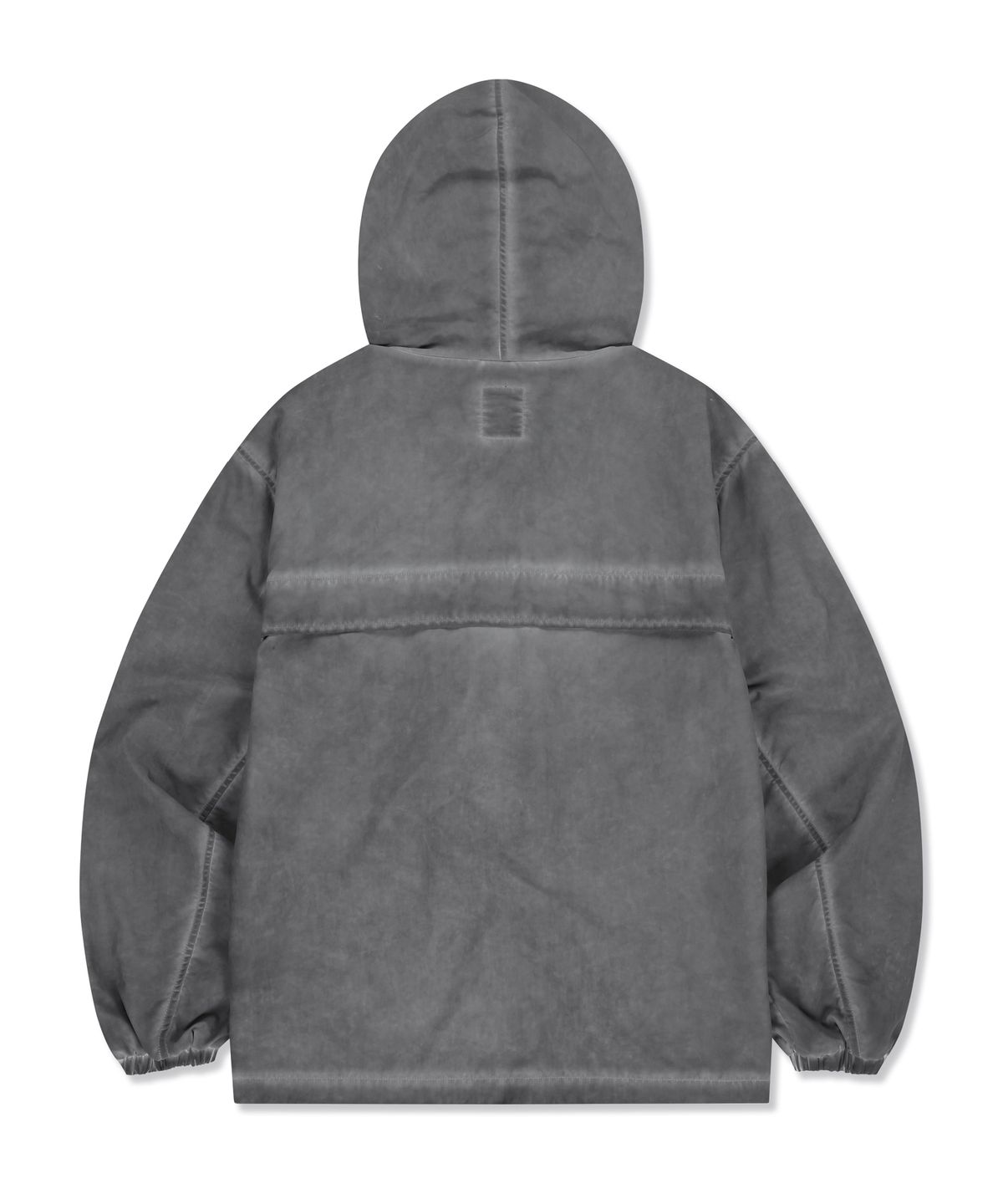 브라운브레스(BROWNBREATH) PIGMENT WASHED WINDBREAKER JACKET - CHARCOAL