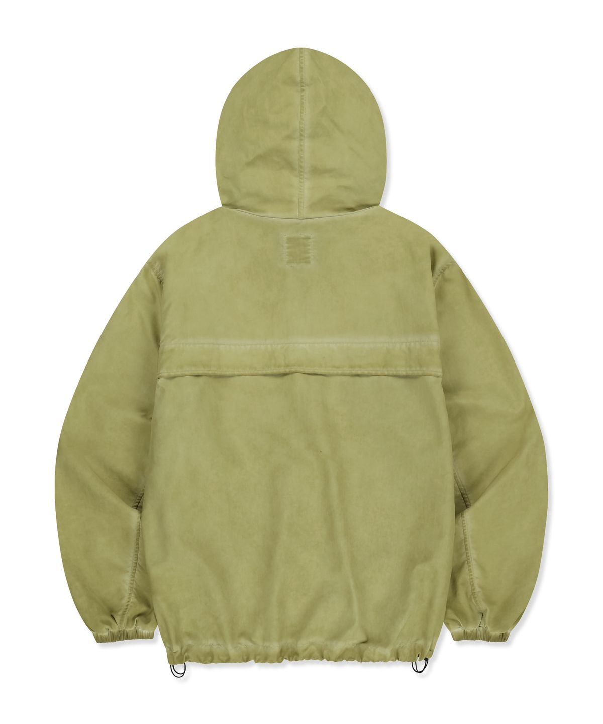 브라운브레스(BROWNBREATH) PIGMENT WASHED WINDBREAKER JACKET - YELLOW