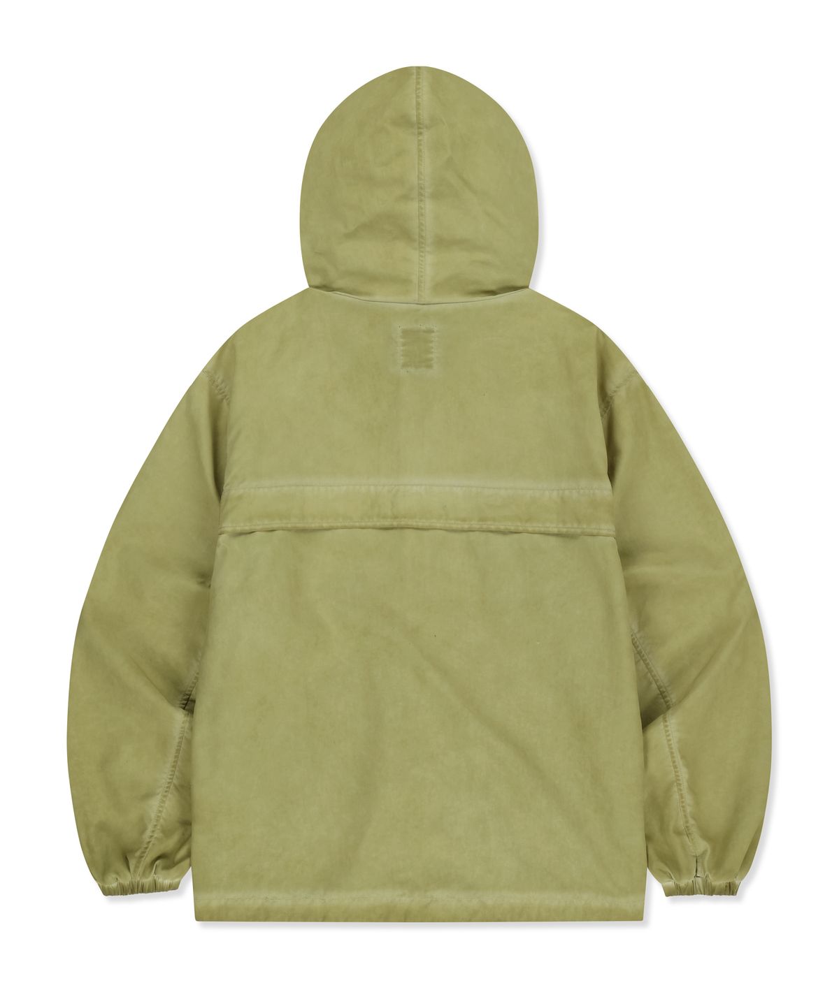 브라운브레스(BROWNBREATH) PIGMENT WASHED WINDBREAKER JACKET - YELLOW