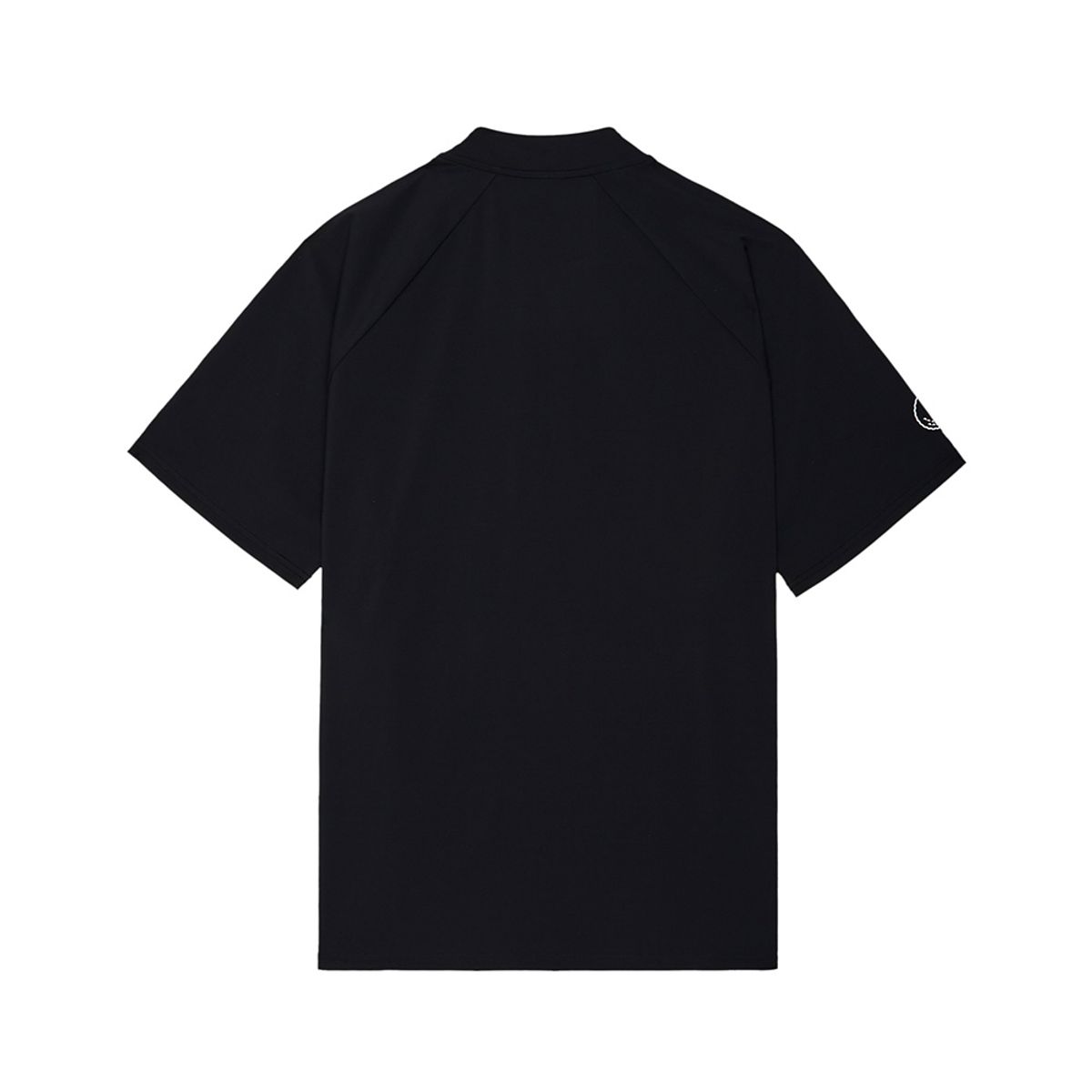 말본 골프(MALBON GOLF) [FUTURA] 쿼터집 래글런 블레이드 폴로 티셔츠 BLACK (MAN)