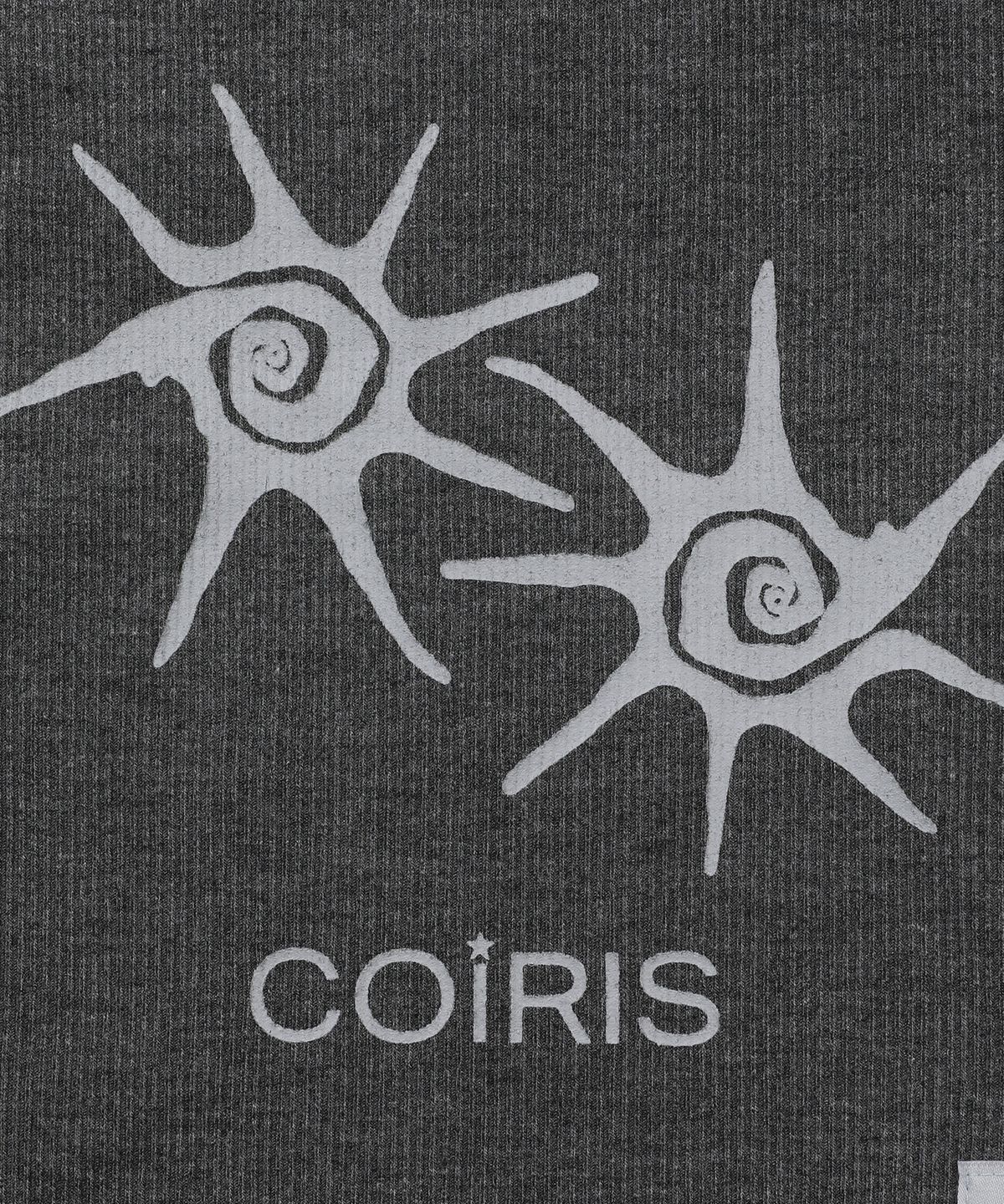 코이리스(COIRIS) 라피온 배색 크롭 굴림 슬리브리스 나시 (2컬러)
