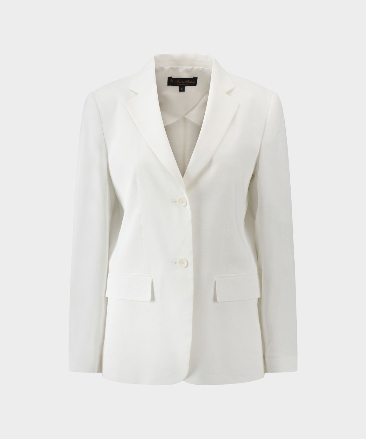 브룩스 브라더스(BROOKS BROTHERS) [여성] 리넨 싱글재킷 (화이트) (BBJSWBG101)