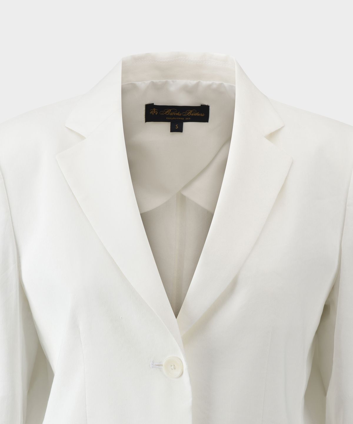 브룩스 브라더스(BROOKS BROTHERS) [여성] 리넨 싱글재킷 (화이트) (BBJSWBG101)