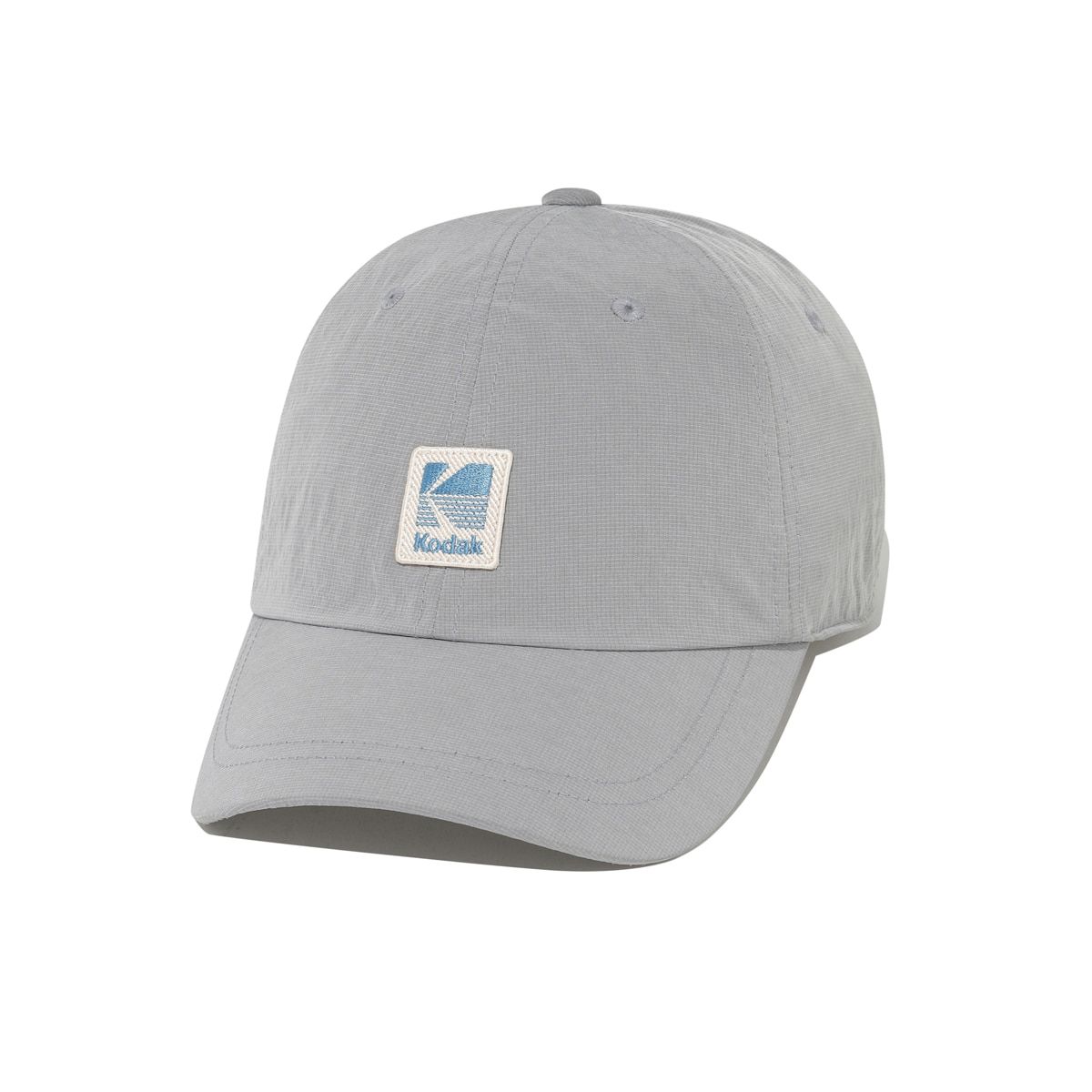 코닥(KODAK) 릴렉스핏 블루로고 볼캡 LIGHT GREY