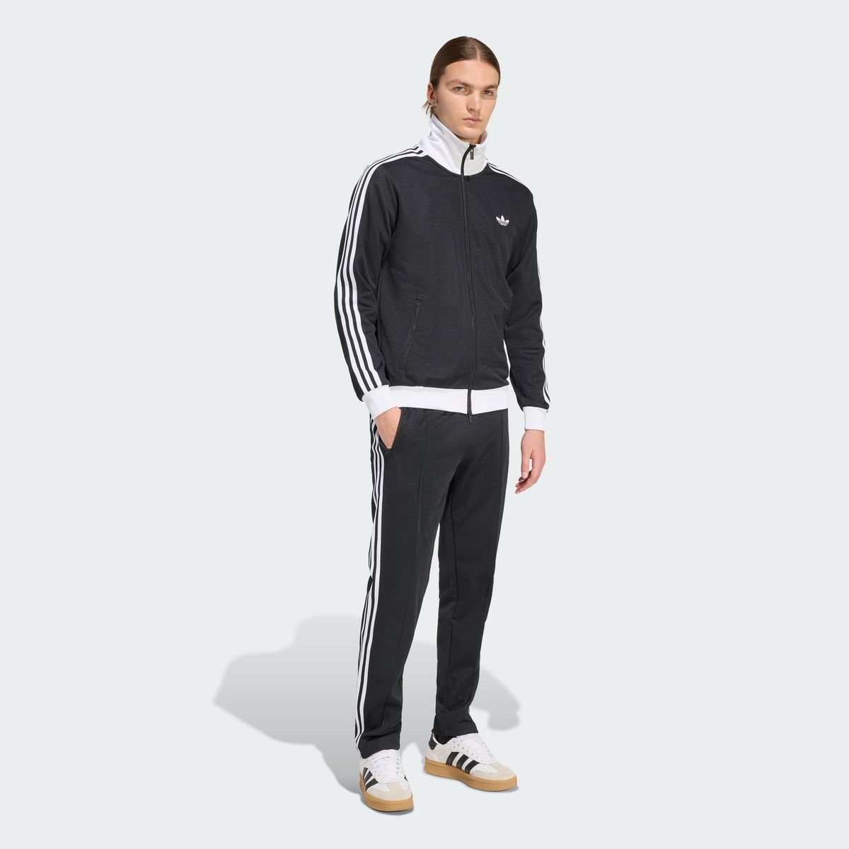 아디다스(ADIDAS) 클래식 트랙탑 - 블랙:화이트 / KE3527