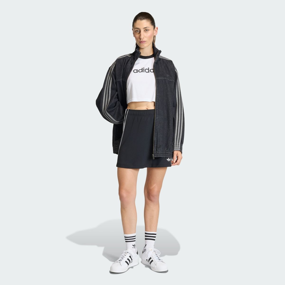 아디다스(ADIDAS) 3-스트라이프 스커트 KD2931