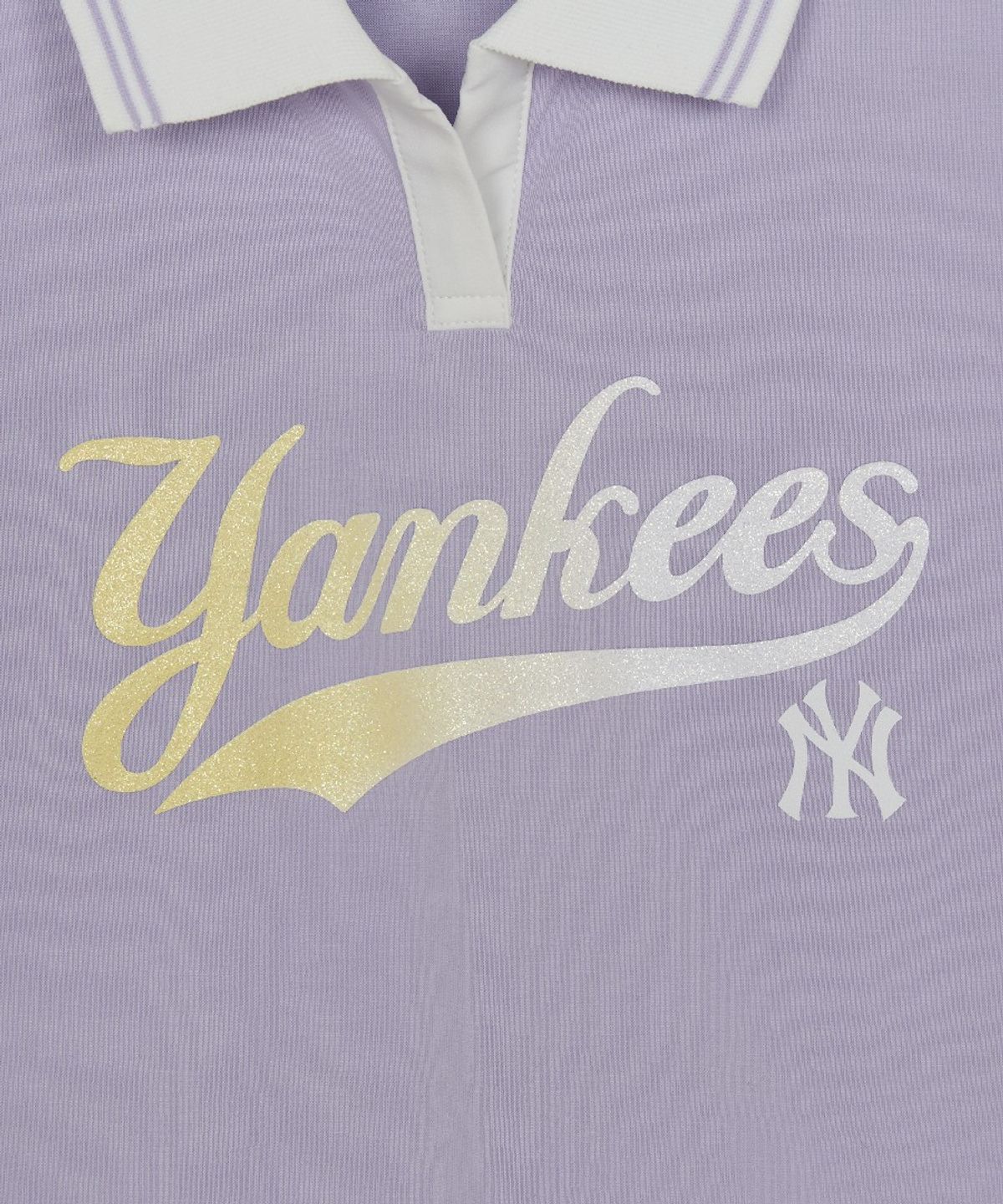엠엘비 키즈(MLB KIDS) 스포티브 애슬레저 컬시브 스커트 티셔츠세트(여아) NY (Lavender)