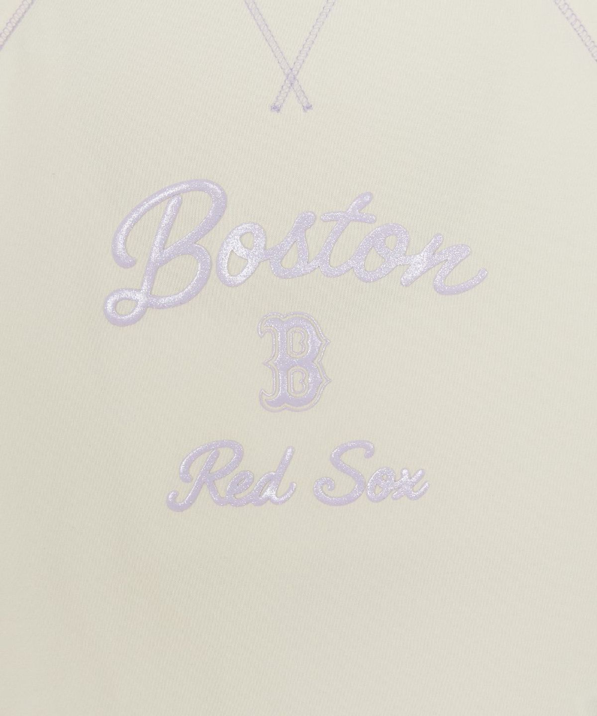 엠엘비 키즈(MLB KIDS) 스포티브 애슬레저 링거 티셔츠세트(여아) BOS (Lavender)