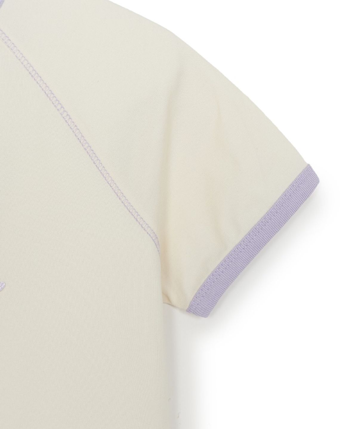 엠엘비 키즈(MLB KIDS) 스포티브 애슬레저 링거 티셔츠세트(여아) BOS (Lavender)