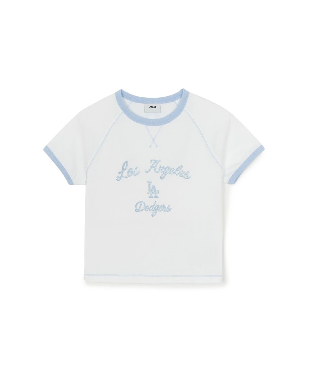 엠엘비 키즈(MLB KIDS) 스포티브 애슬레저 링거 티셔츠세트(여아) LA (L.Blue)