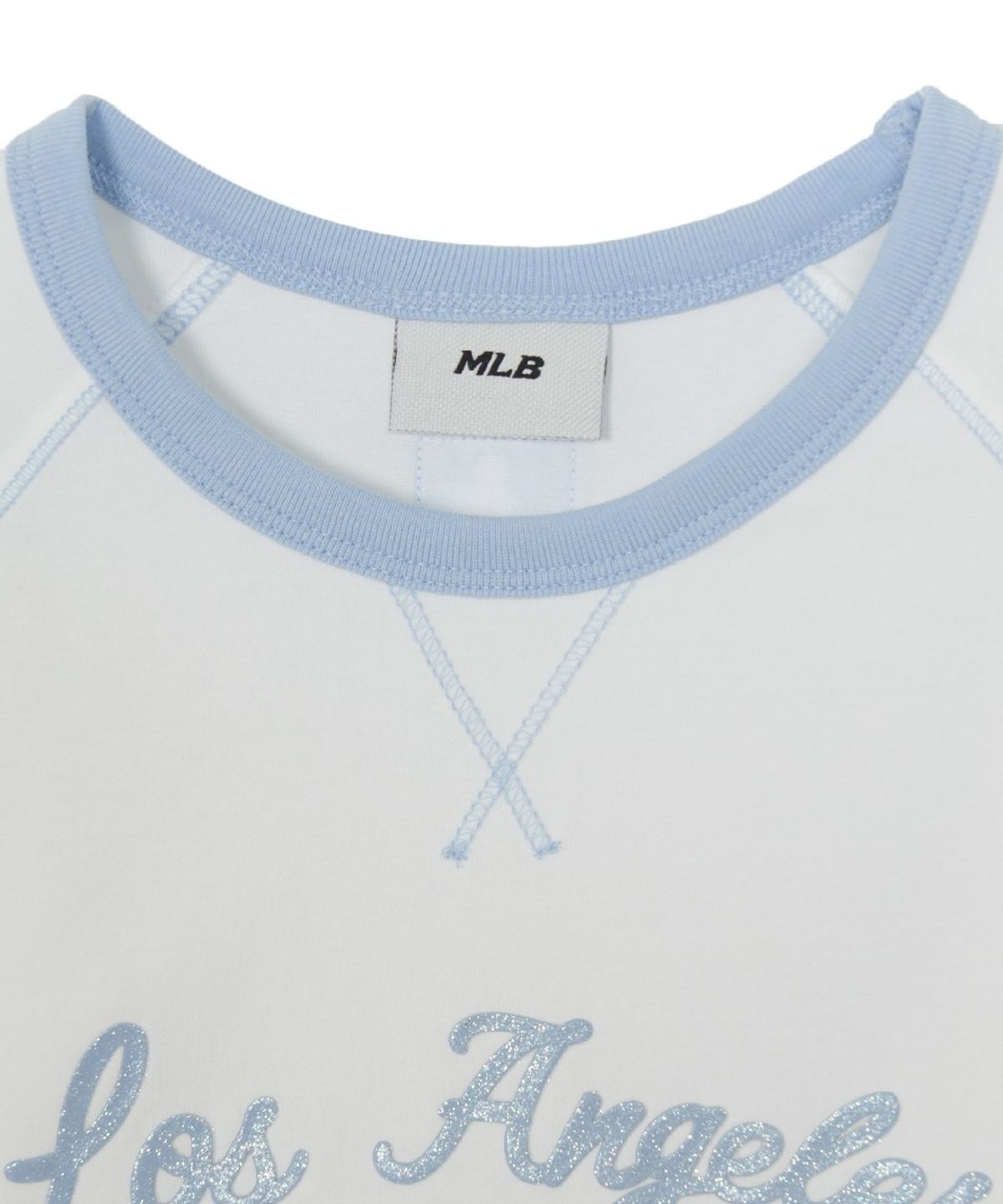 엠엘비 키즈(MLB KIDS) 스포티브 애슬레저 링거 티셔츠세트(여아) LA (L.Blue)