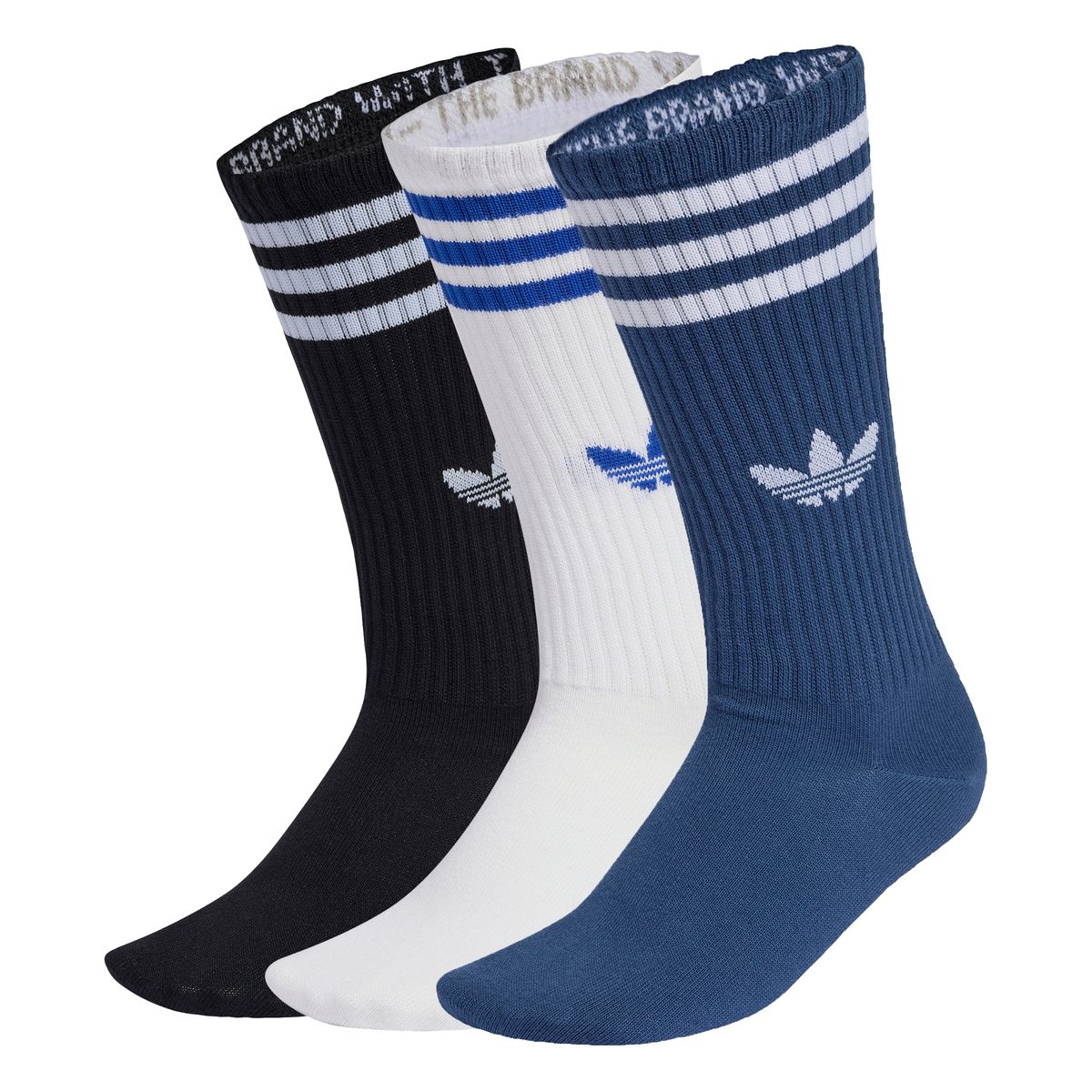 아디다스(ADIDAS) 3-스트라이프 하이 크루 삭스 3켤레 KD8240