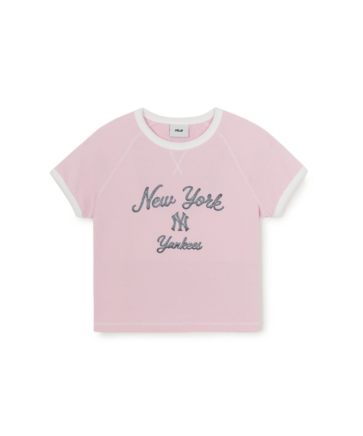 엠엘비 키즈(MLB KIDS) 스포티브 애슬레저 링거 티셔츠세트(여아) NY (White)