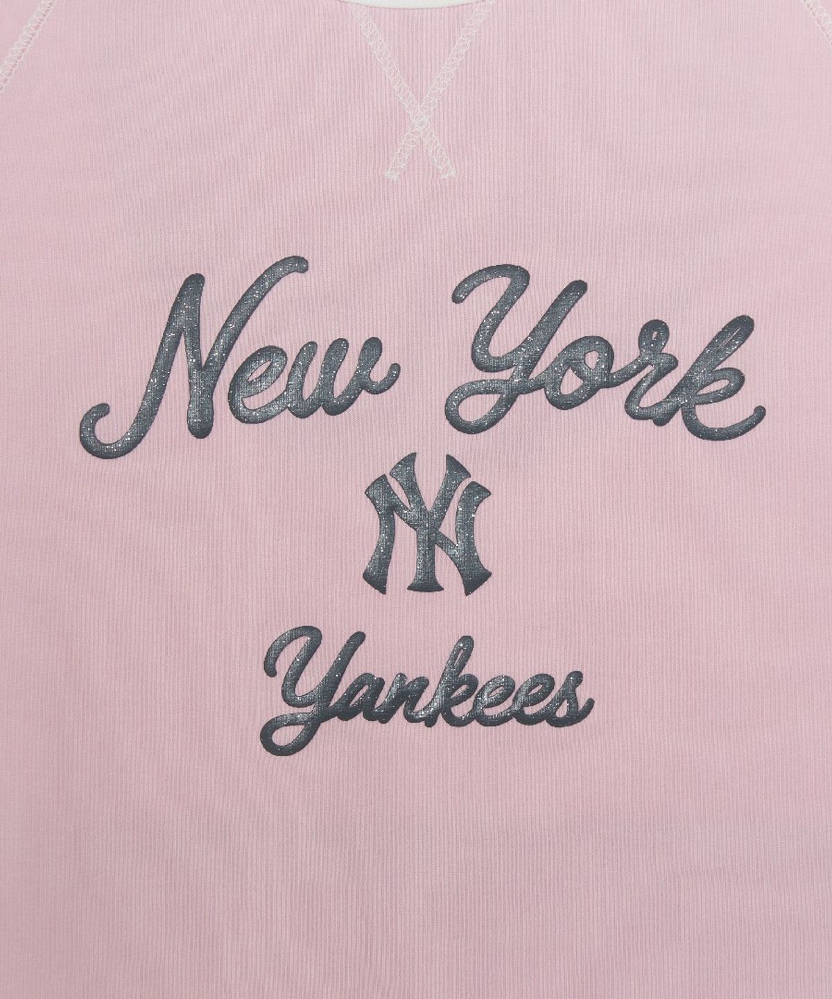 엠엘비 키즈(MLB KIDS) 스포티브 애슬레저 링거 티셔츠세트(여아) NY (White)