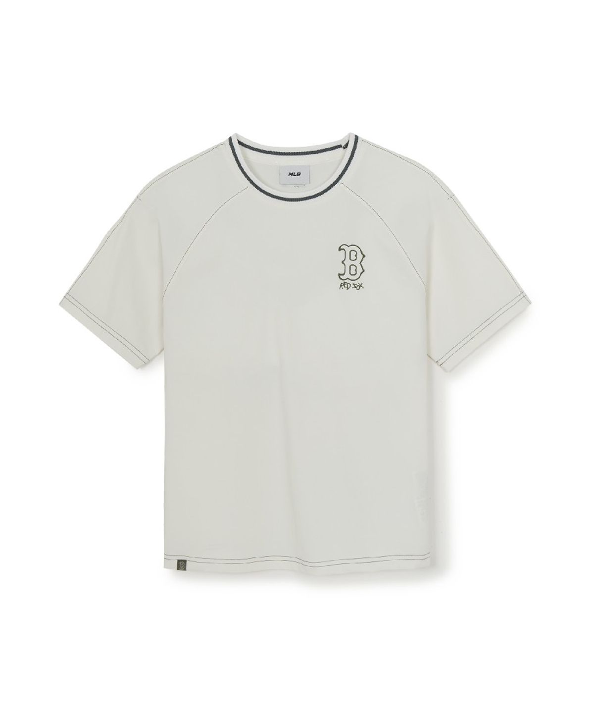 엠엘비 키즈(MLB KIDS) 스트릿 베이직 우븐 빅로고 티셔츠세트 BOS (Khaki)