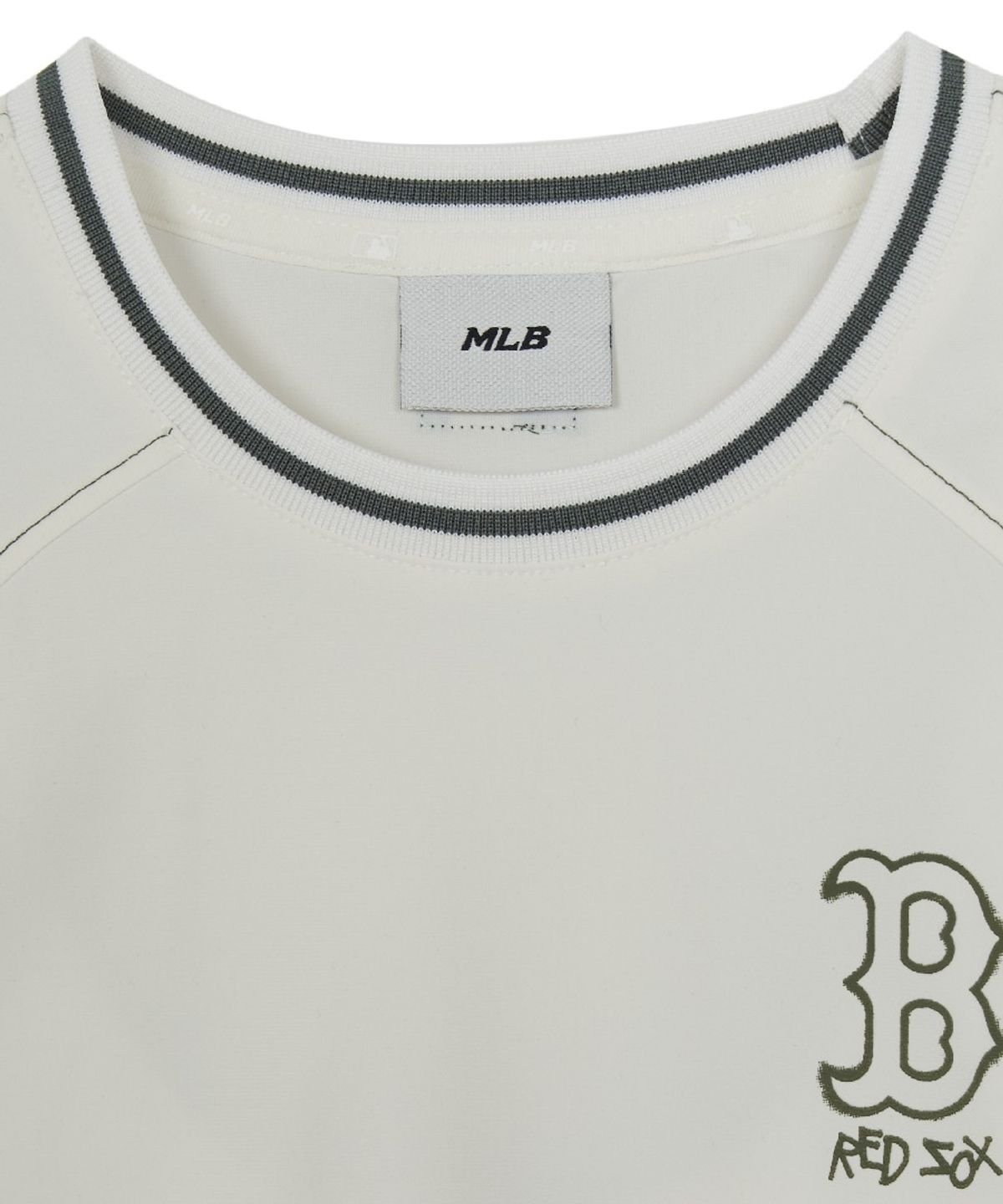 엠엘비 키즈(MLB KIDS) 스트릿 베이직 우븐 빅로고 티셔츠세트 BOS (Khaki)