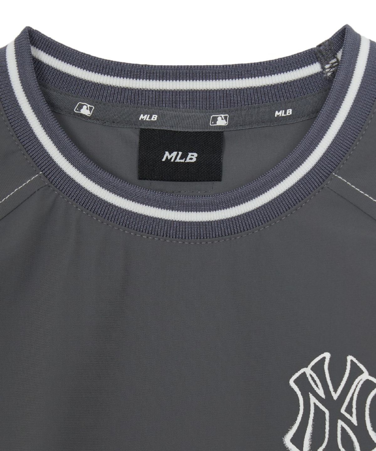 엠엘비 키즈(MLB KIDS) 스트릿 베이직 우븐 빅로고 티셔츠세트 NY (Grey)