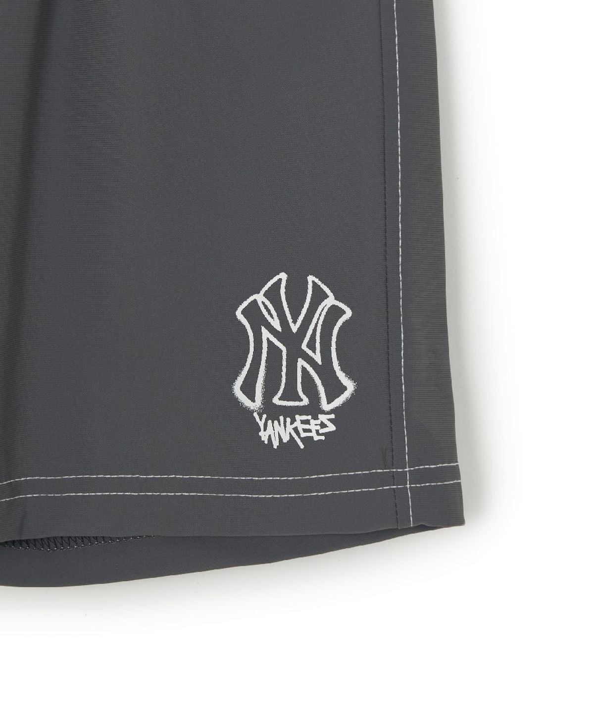 엠엘비 키즈(MLB KIDS) 스트릿 베이직 우븐 빅로고 티셔츠세트 NY (Grey)