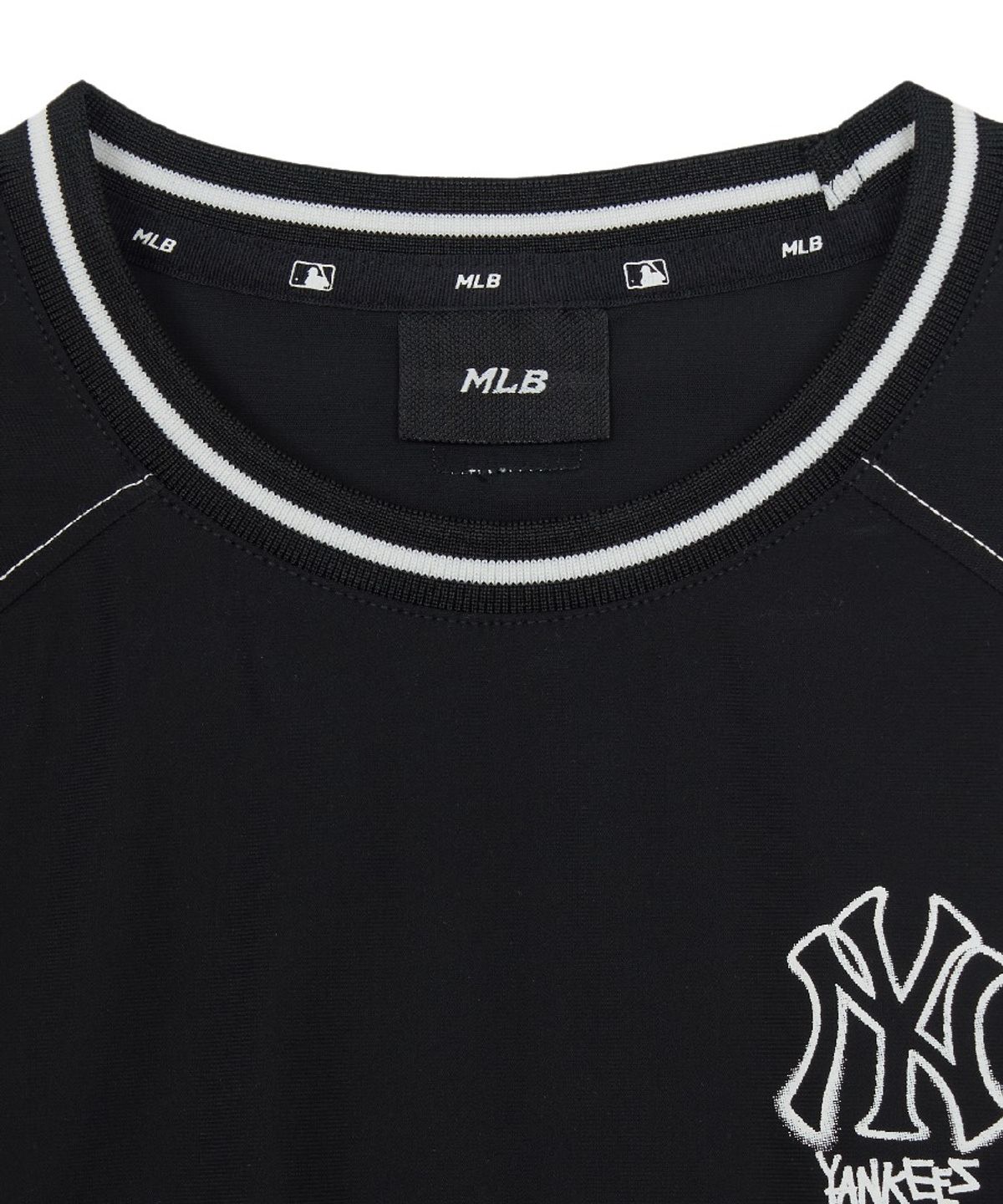 엠엘비 키즈(MLB KIDS) 스트릿 베이직 우븐 빅로고 티셔츠세트 NY (Black)
