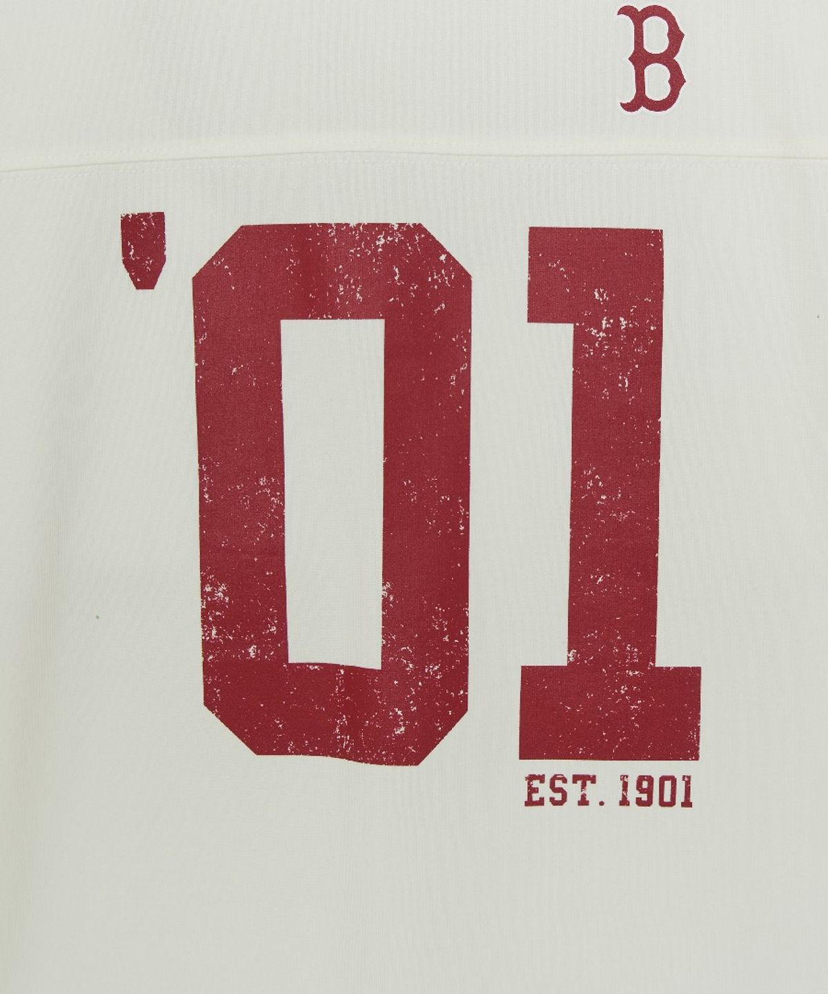엠엘비 키즈(MLB KIDS) 스포티브 바시티 숫자 아트웍 티셔츠세트 BOS (Ivory)