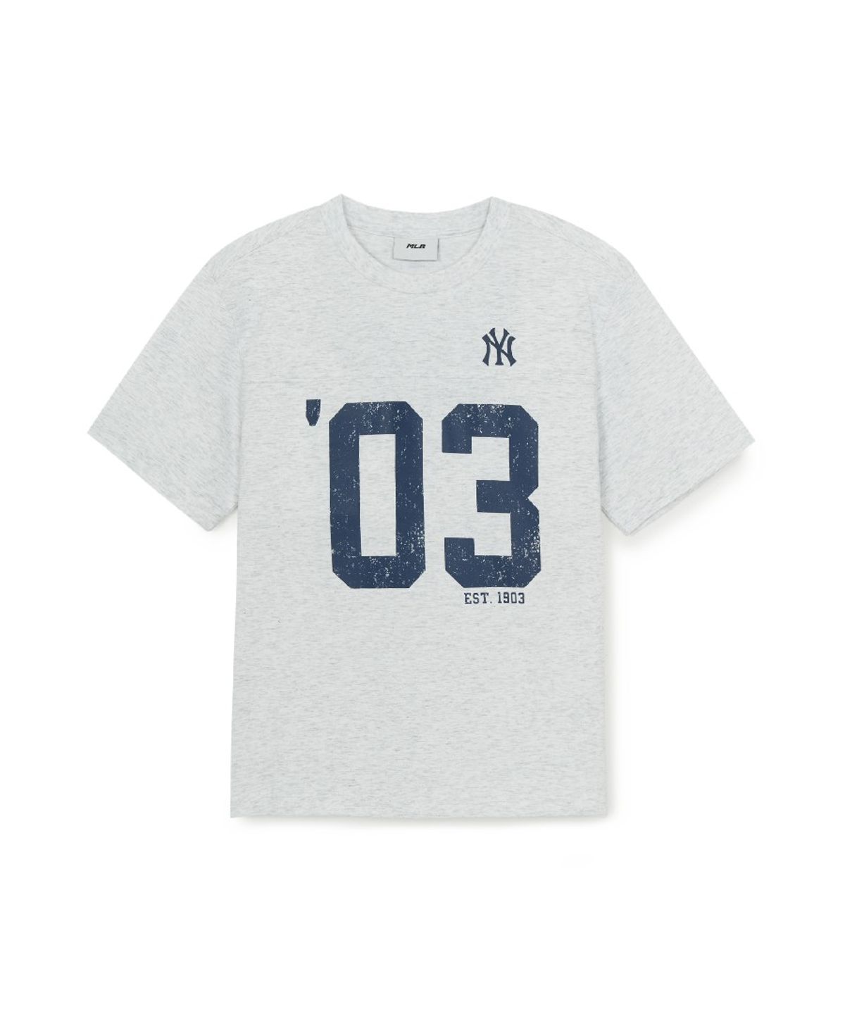 엠엘비 키즈(MLB KIDS) 스포티브 바시티 숫자 아트웍 티셔츠세트 NY (L.Melange Grey)