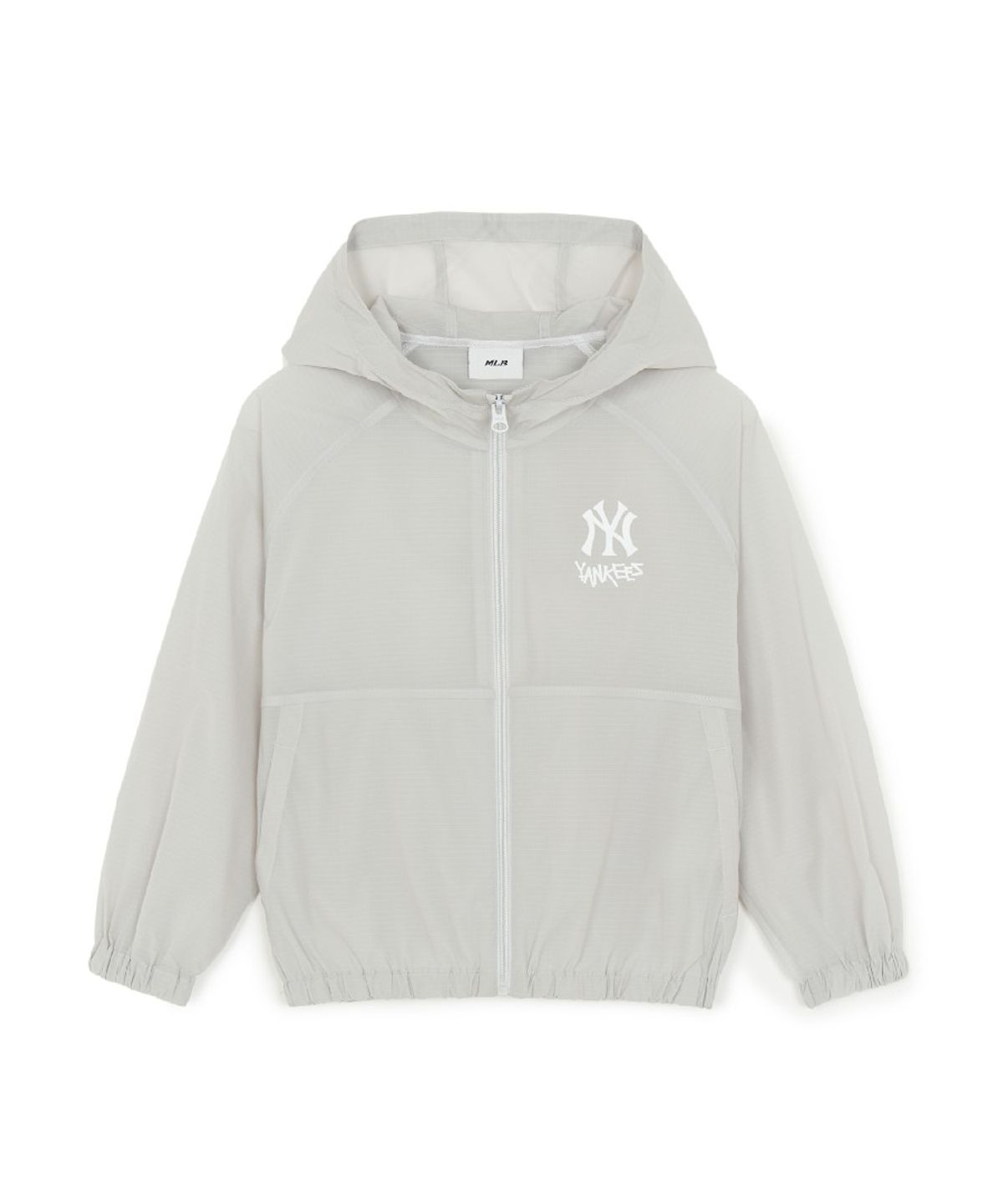엠엘비 키즈(MLB KIDS) 스트릿 메가 립스탑 초경량 바람막이 NY (Grey)