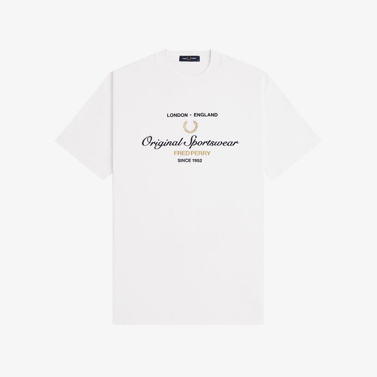 프레드페리(FRED PERRY) [Sport] 오리지널 스포츠웨어 티셔츠 - 스노우 화이트 AFPM2612407-129