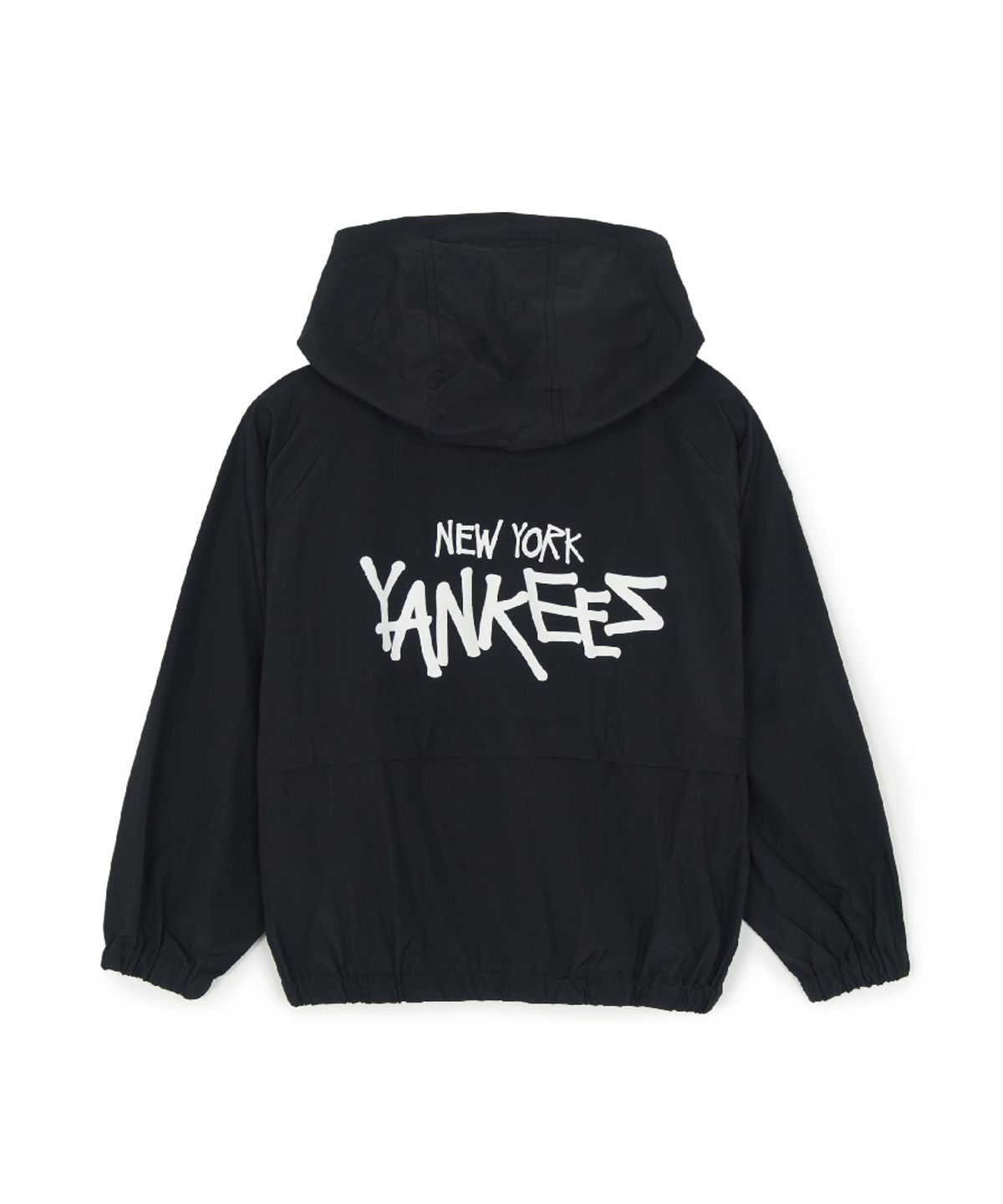엠엘비 키즈(MLB KIDS) 스트릿 메가 립스탑 초경량 바람막이 NY (Black)