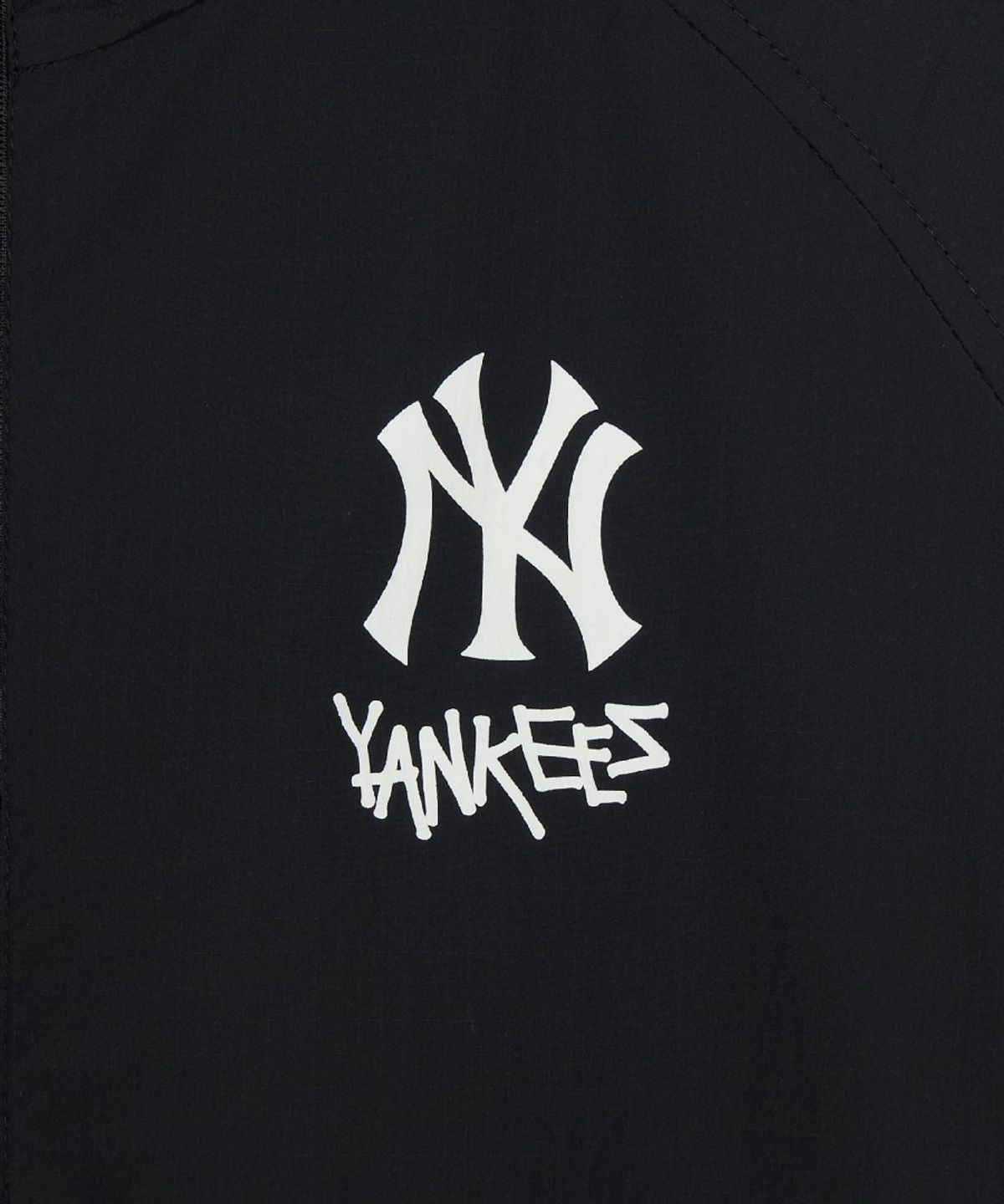 엠엘비 키즈(MLB KIDS) 스트릿 메가 립스탑 초경량 바람막이 NY (Black)