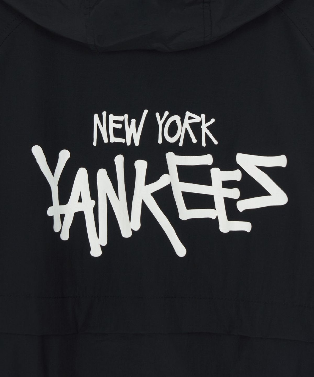 엠엘비 키즈(MLB KIDS) 스트릿 메가 립스탑 초경량 바람막이 NY (Black)