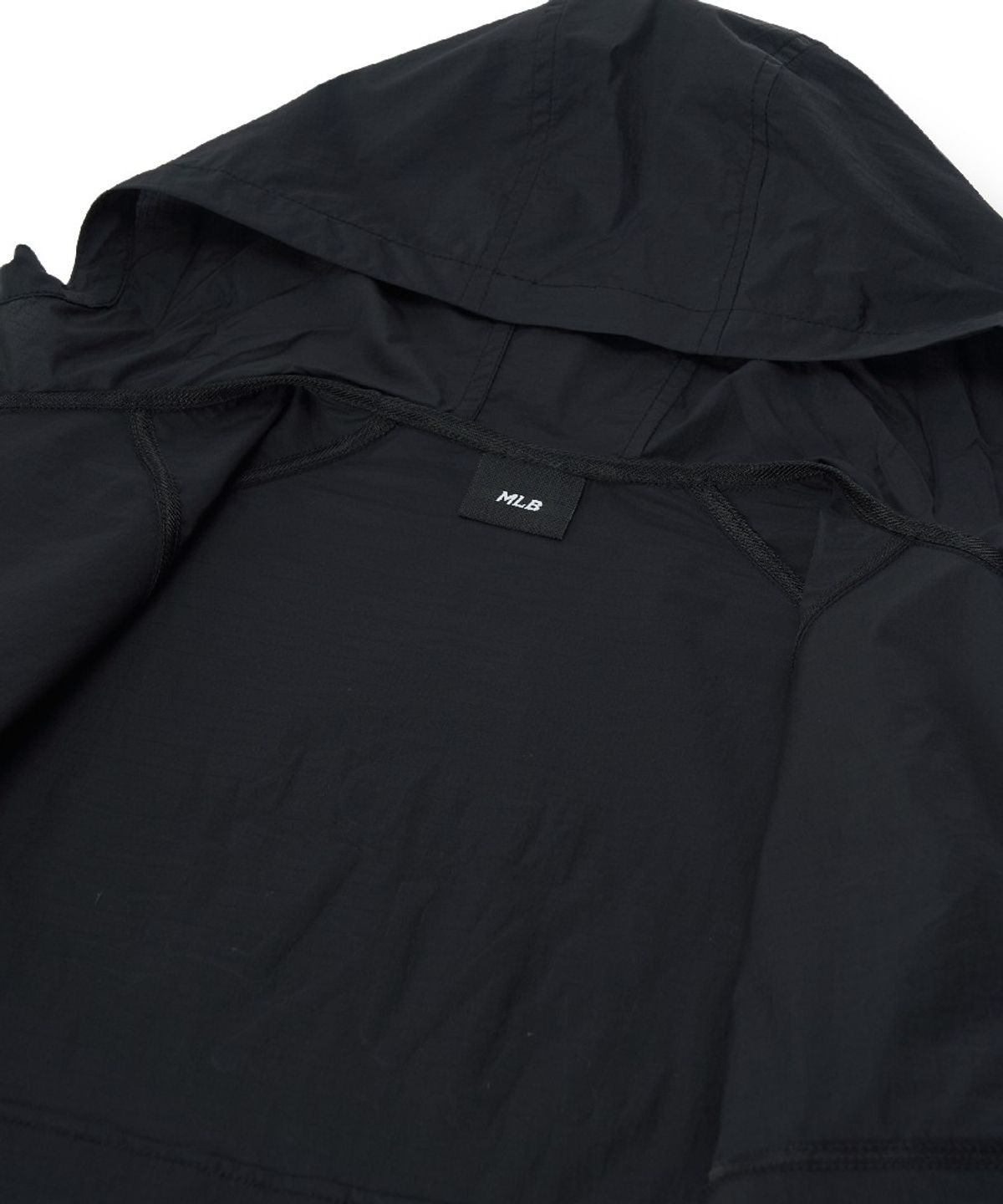 엠엘비 키즈(MLB KIDS) 스트릿 메가 립스탑 초경량 바람막이 NY (Black)