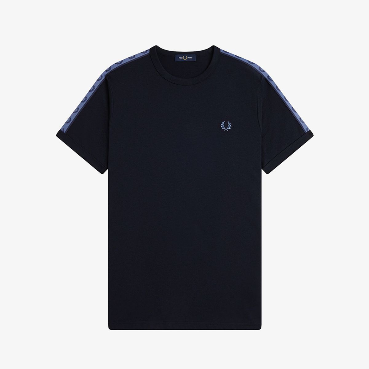 프레드페리(FRED PERRY) [Sport] 컨트라스트 테잎 링어 티셔츠 - 네이비/에이스블루 AFPM2614613-29B