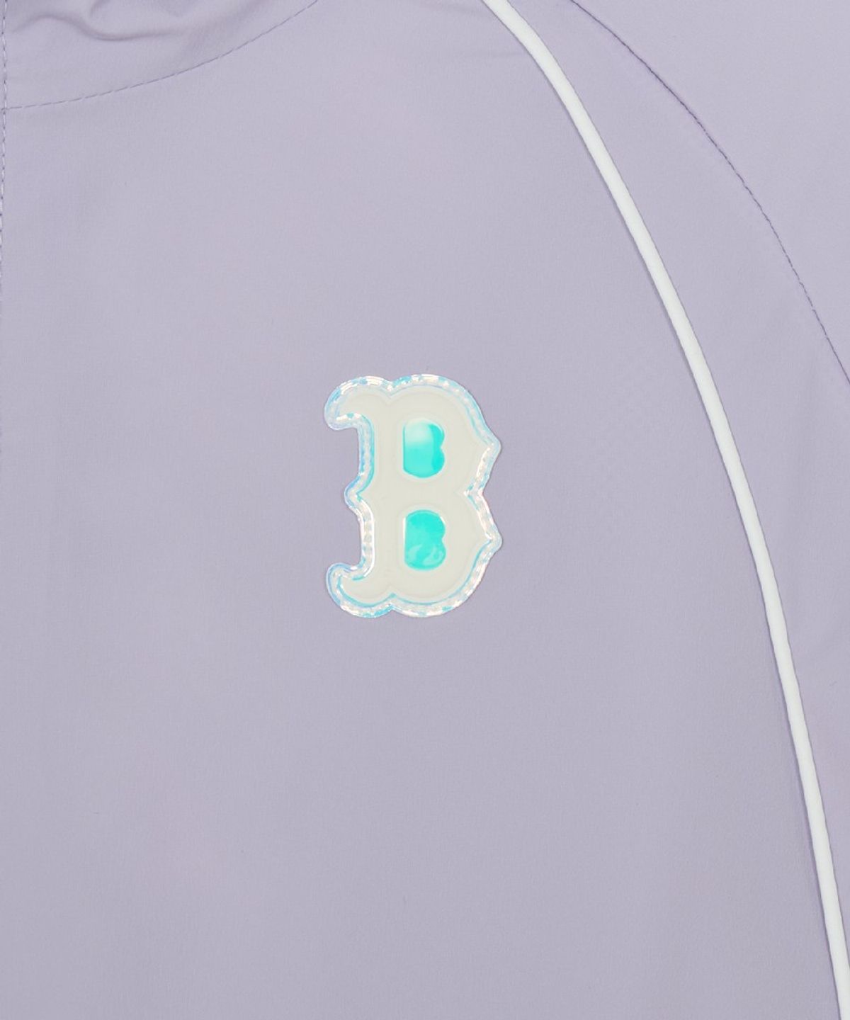 엠엘비 키즈(MLB KIDS) 걸즈 애슬레저 크롭 바람막이 BOS (Lavender)