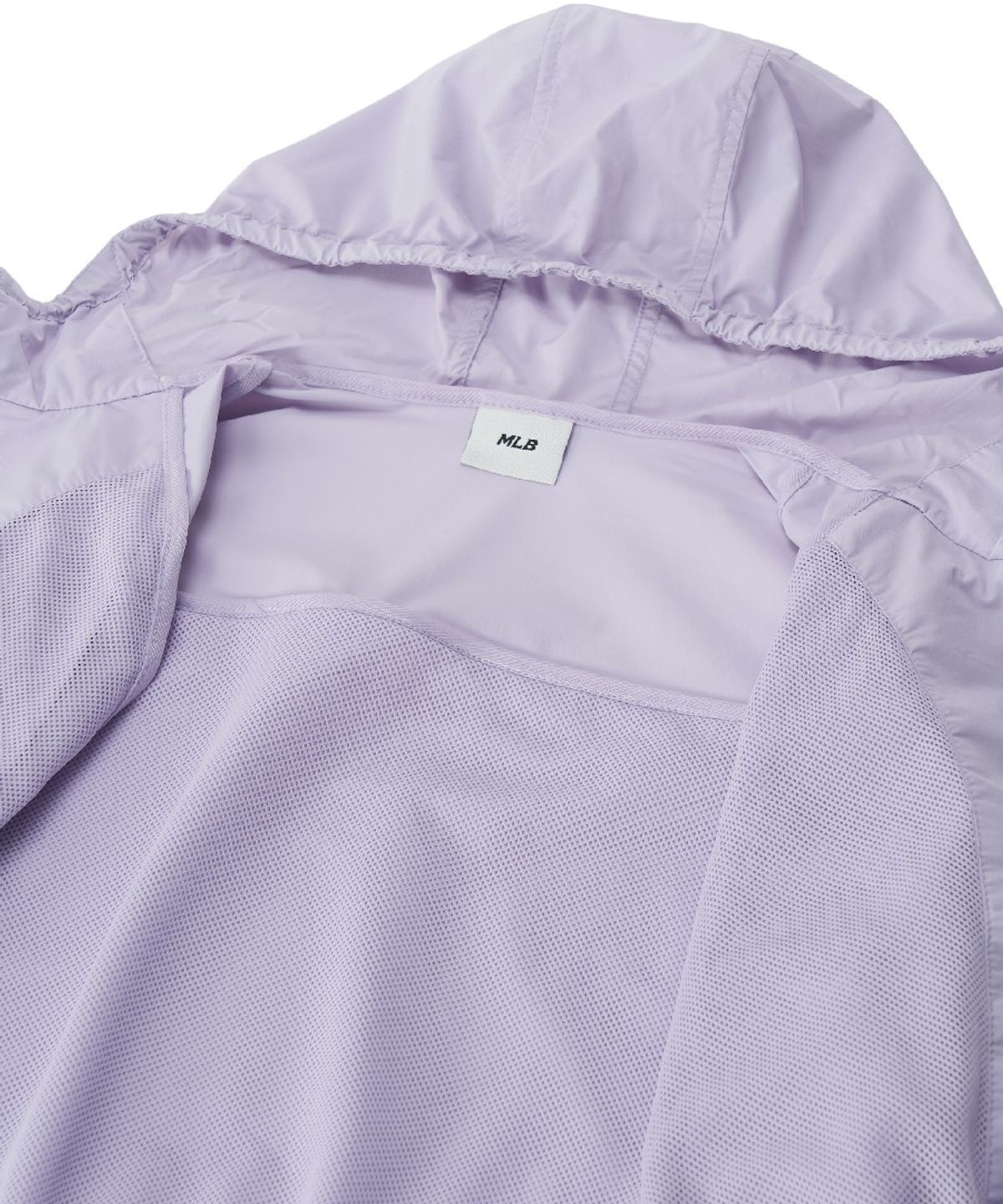 엠엘비 키즈(MLB KIDS) 걸즈 애슬레저 크롭 바람막이 BOS (Lavender)