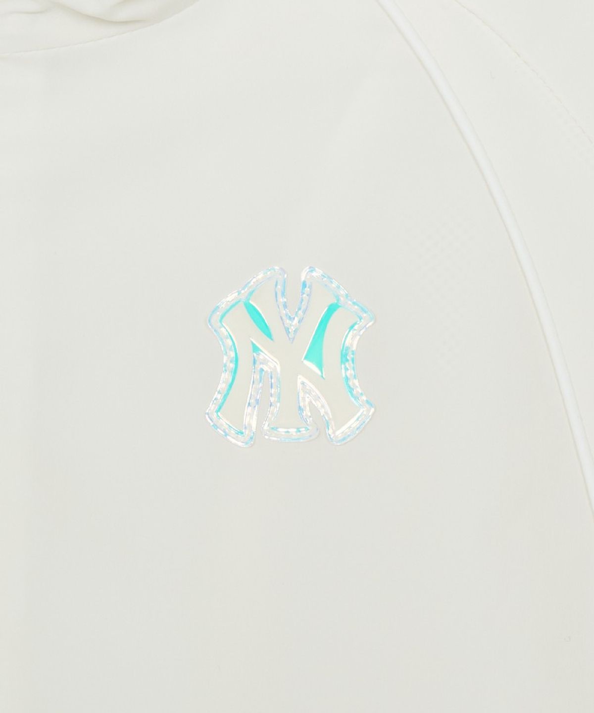 엠엘비 키즈(MLB KIDS) 걸즈 애슬레저 크롭 바람막이 NY (Ivory)