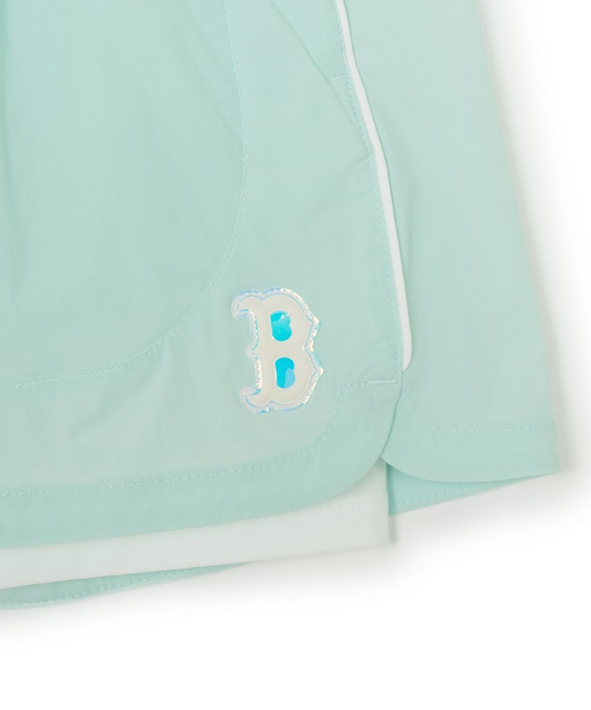 엠엘비 키즈(MLB KIDS) 걸즈 애슬레저 우븐 반바지(SET) BOS (L.Mint)