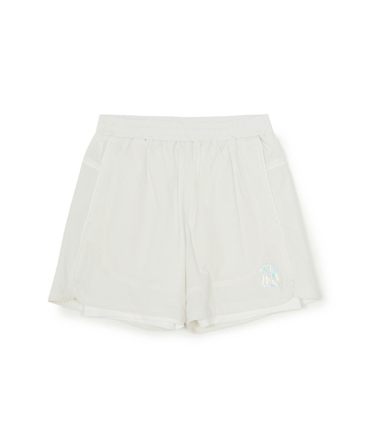 엠엘비 키즈(MLB KIDS) 걸즈 애슬레저 우븐 반바지(SET) NY (Ivory)