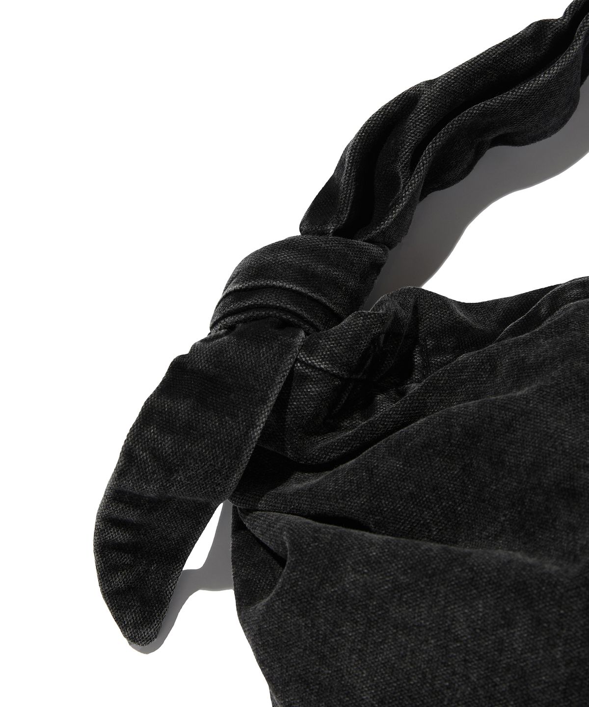 스웨이드(SUADE) WASHED HOBO BAG [BLACK]