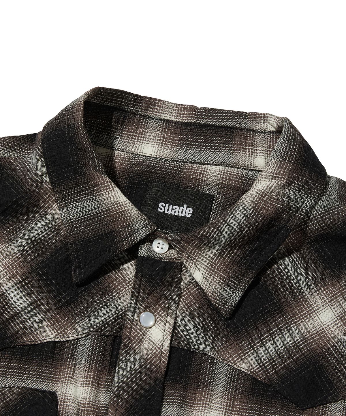 스웨이드(SUADE) WESTERN SHIRT [DARK BROWN]
