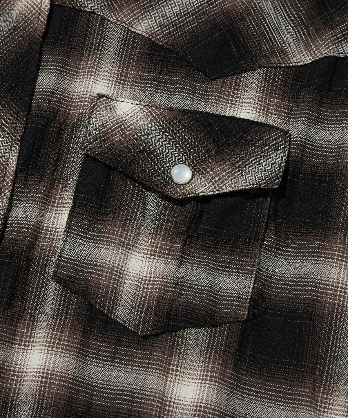 스웨이드(SUADE) WESTERN SHIRT [DARK BROWN]